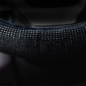 Elevate Your Driving Experience with Our Diamond Steering Wheel Cover