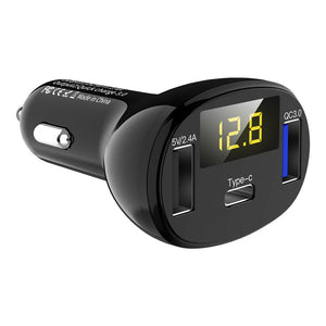 Unleash the Power of Convenience with the C02 Car Digital Display Car Charger