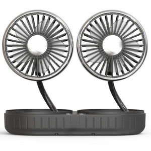 Stay Cool with the Double-Headed Hose Small Car USB Fan