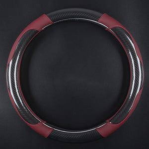 Experience Luxury with Our Carbon Fiber Car Steering Wheel Cover