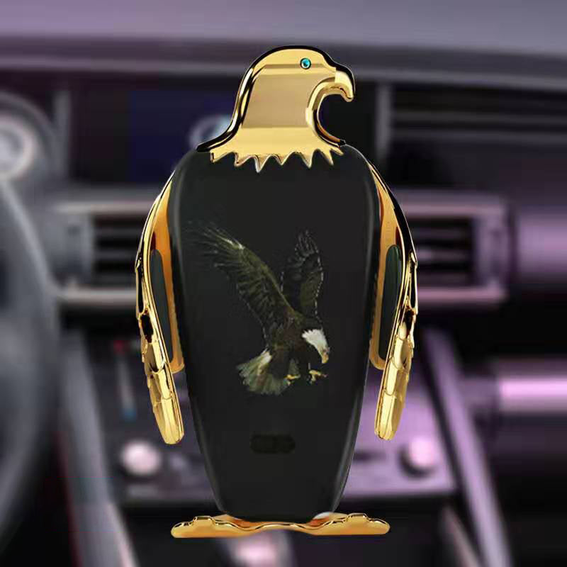 Experience Convenience with the Gold Black Car Phone Holder