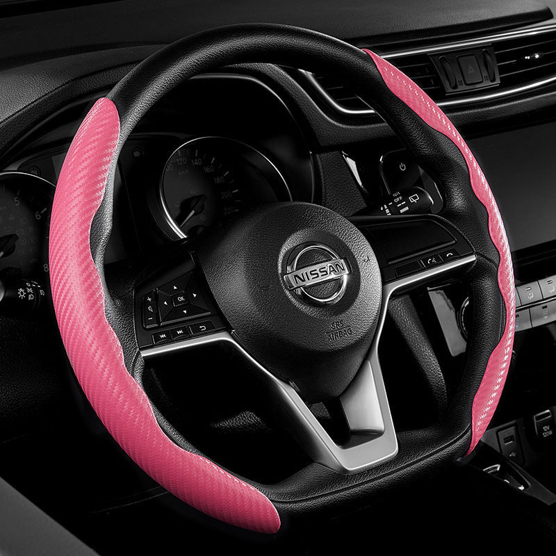 Upgrade Your Driving Experience with Our Carbon Fiber Steering Wheel Cover