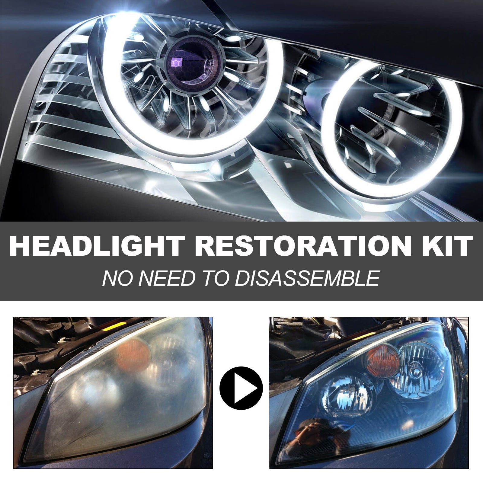 Revitalize Your Car's Headlights with the Car Ceramic Headlight Repair Kit