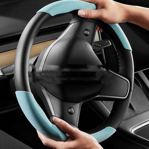 Upgrade Your Driving Experience with the Fur Anti-skid Steering Wheel Handle Cover