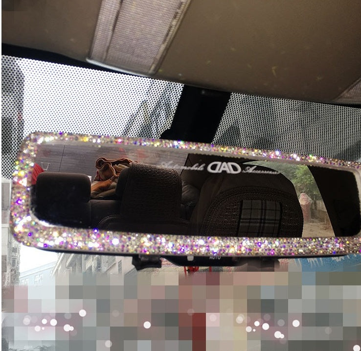 Car Interior Rearview Mirror Decor