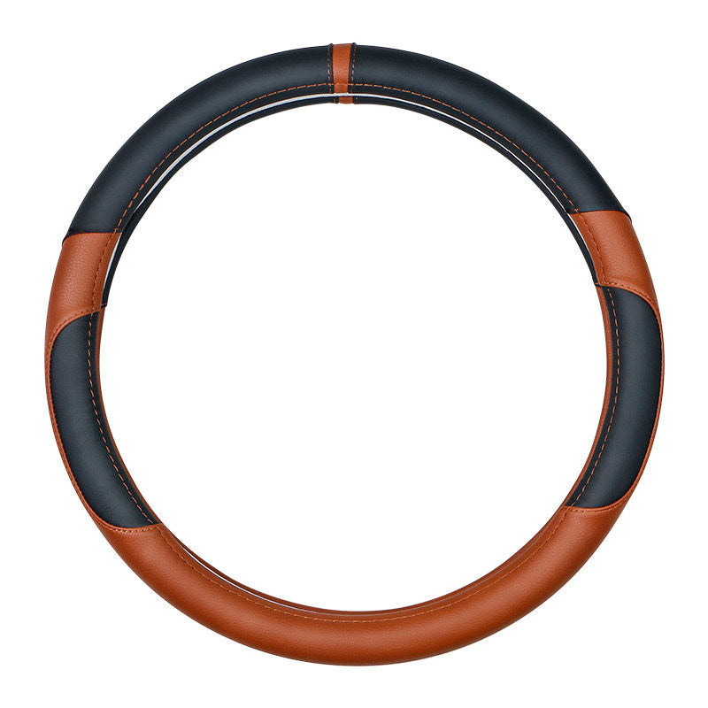 Universal Leather Steering Wheel Cover