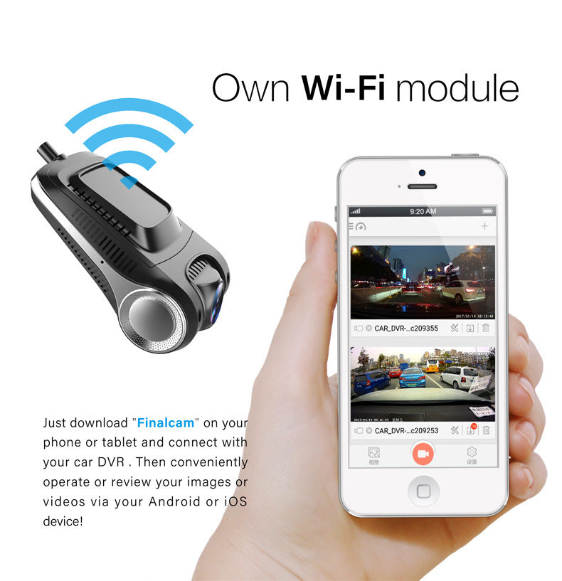 Dash cam Night vision FHD 1080P