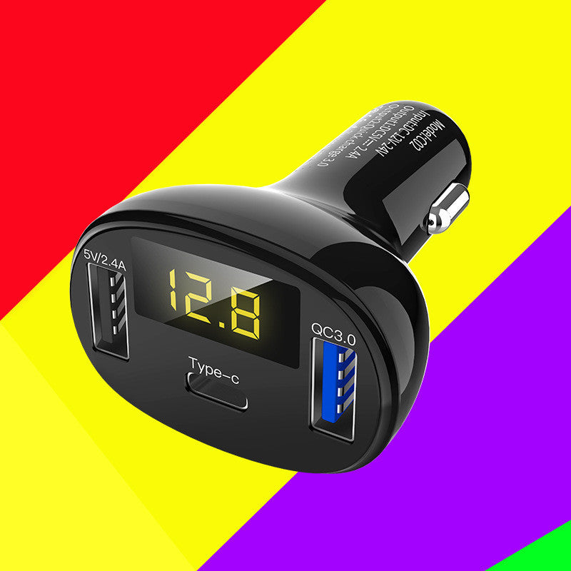 C02 Car Digital Display Car Charger