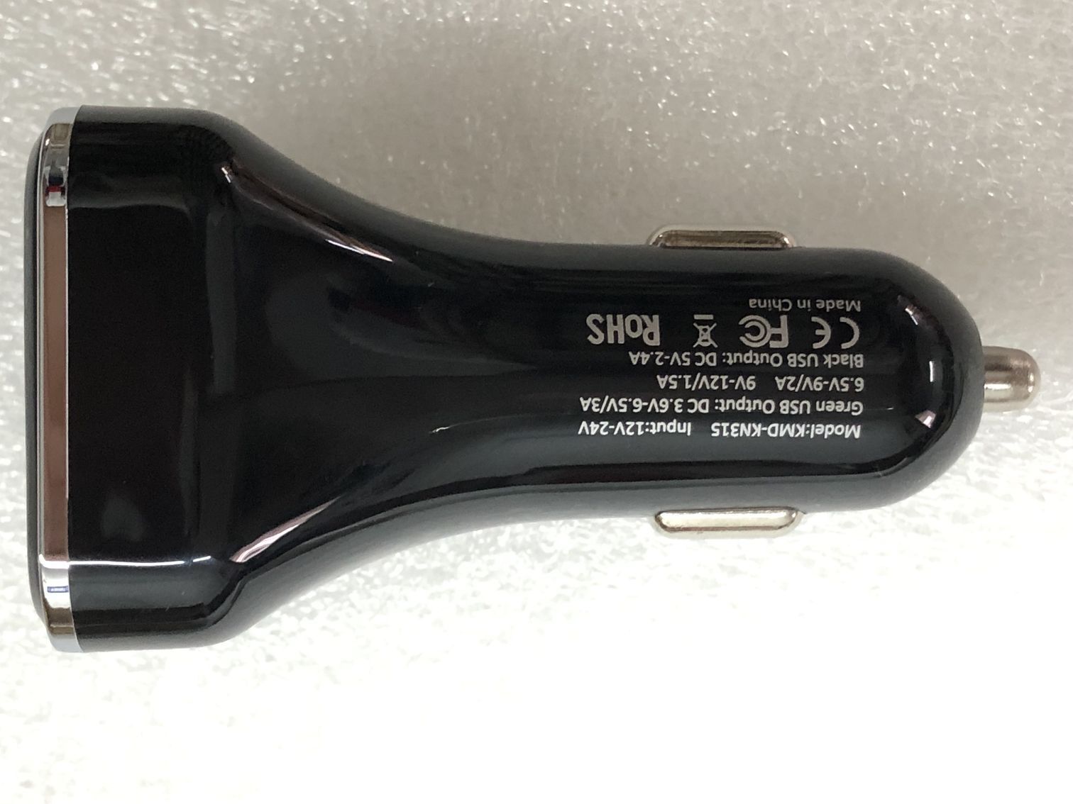 Car charger with display