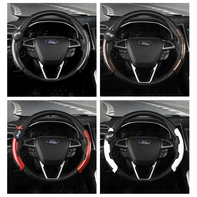 Automobile steering wheel booster ball cover