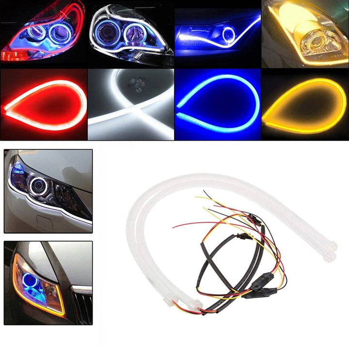 Car LED Strip Running Headlight Lamp 5 Color