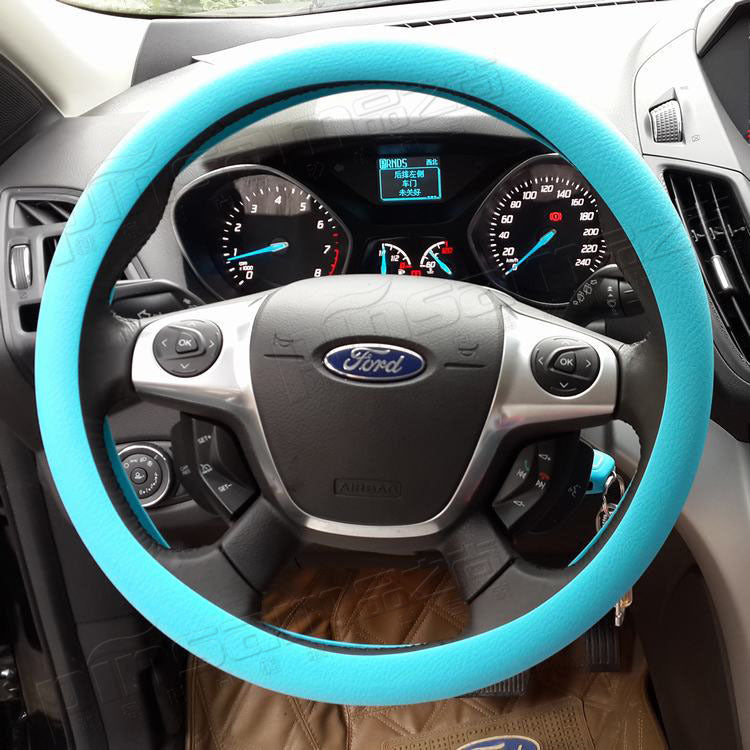 Non-slip car silicone steering wheel cover