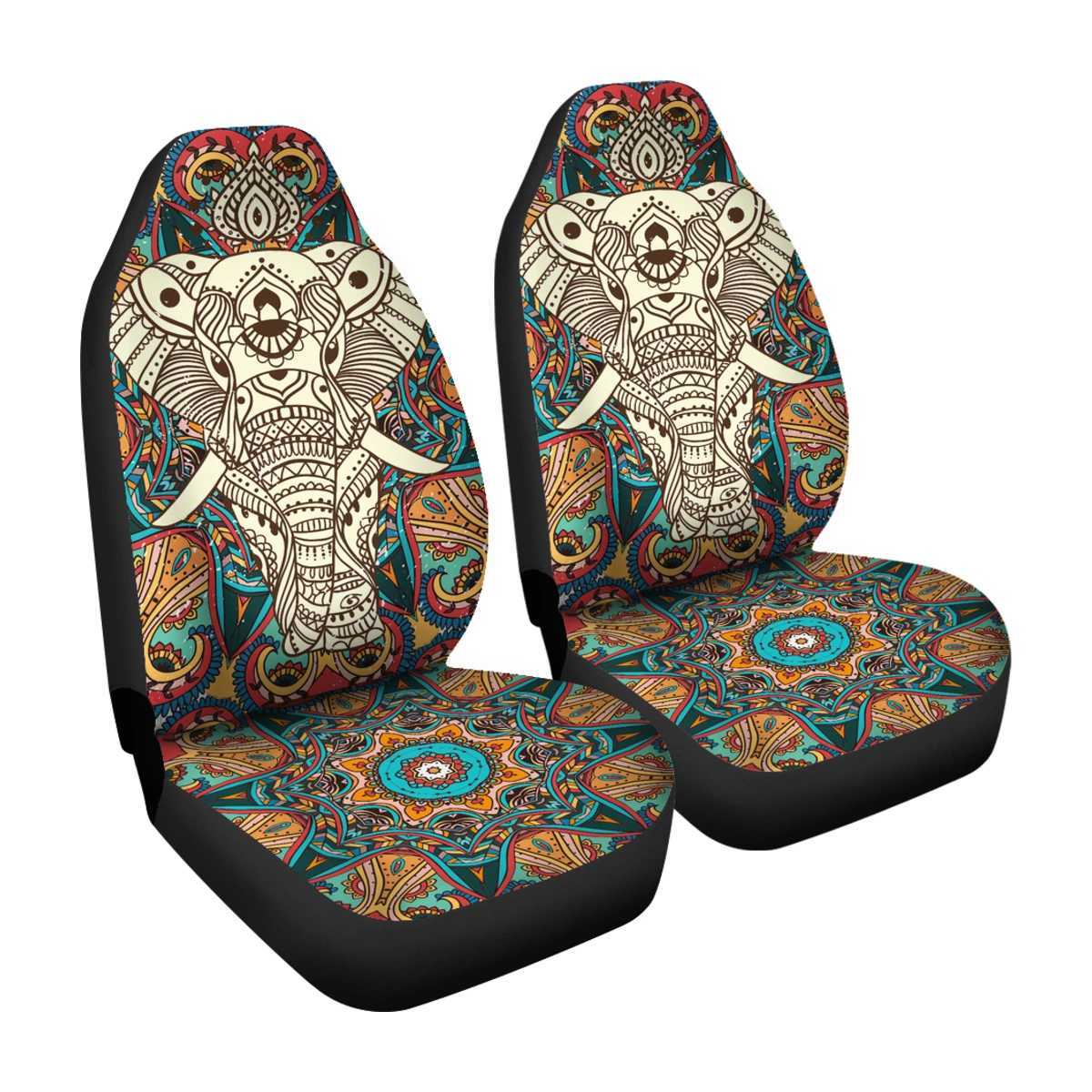 Printed car seat cover