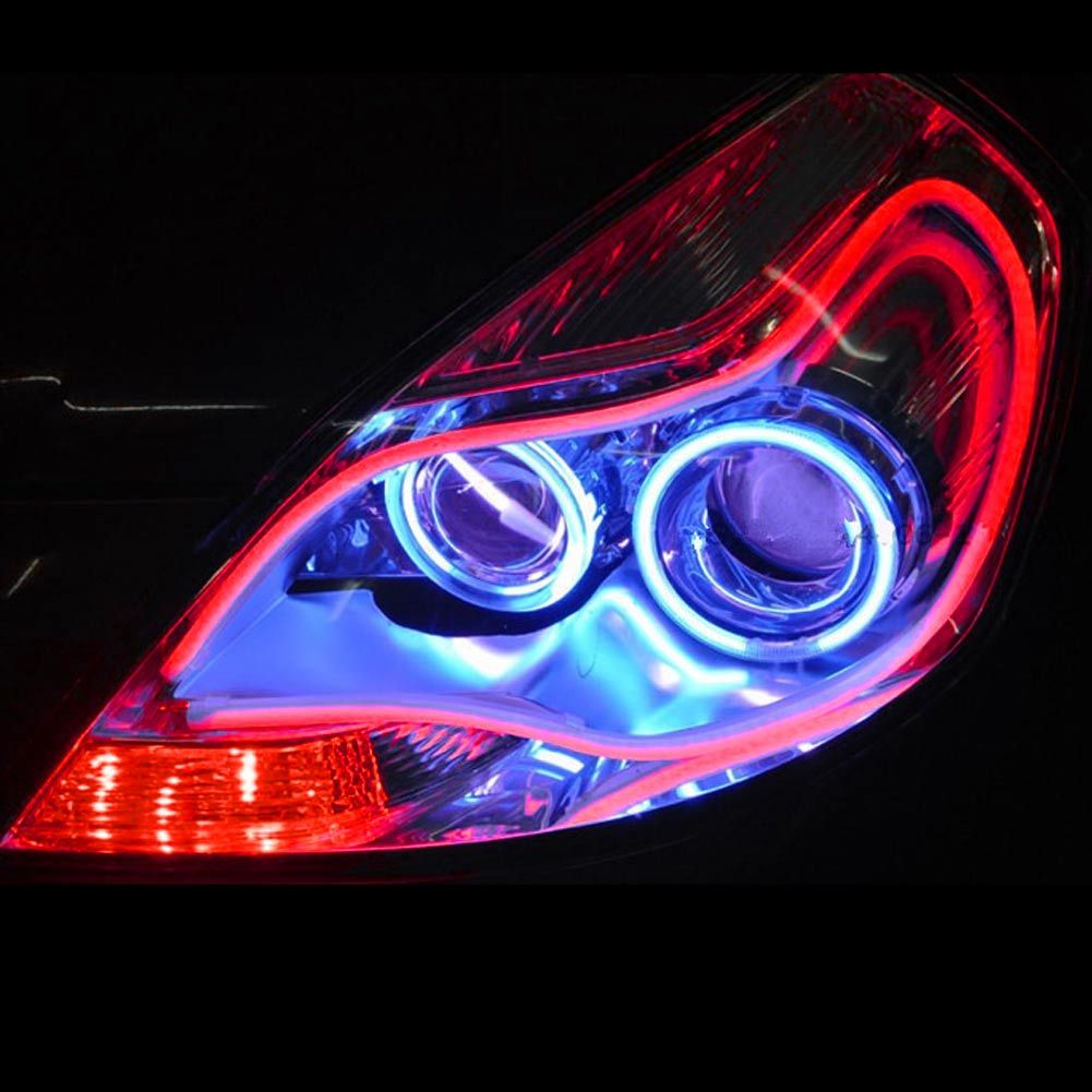 Car LED Strip Running Headlight Lamp 5 Color
