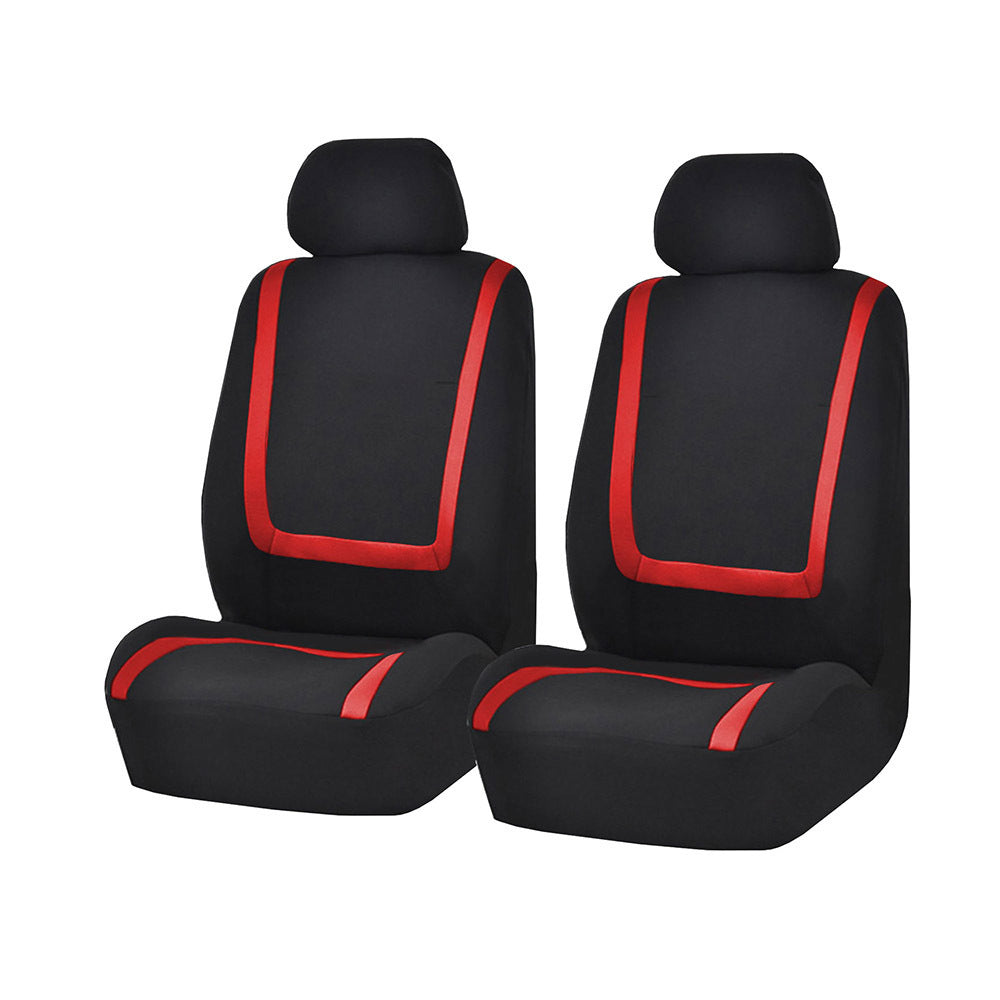 Fully enclosed car seat cushion cover