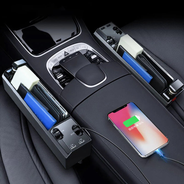 Car Organizer with Charger Cable