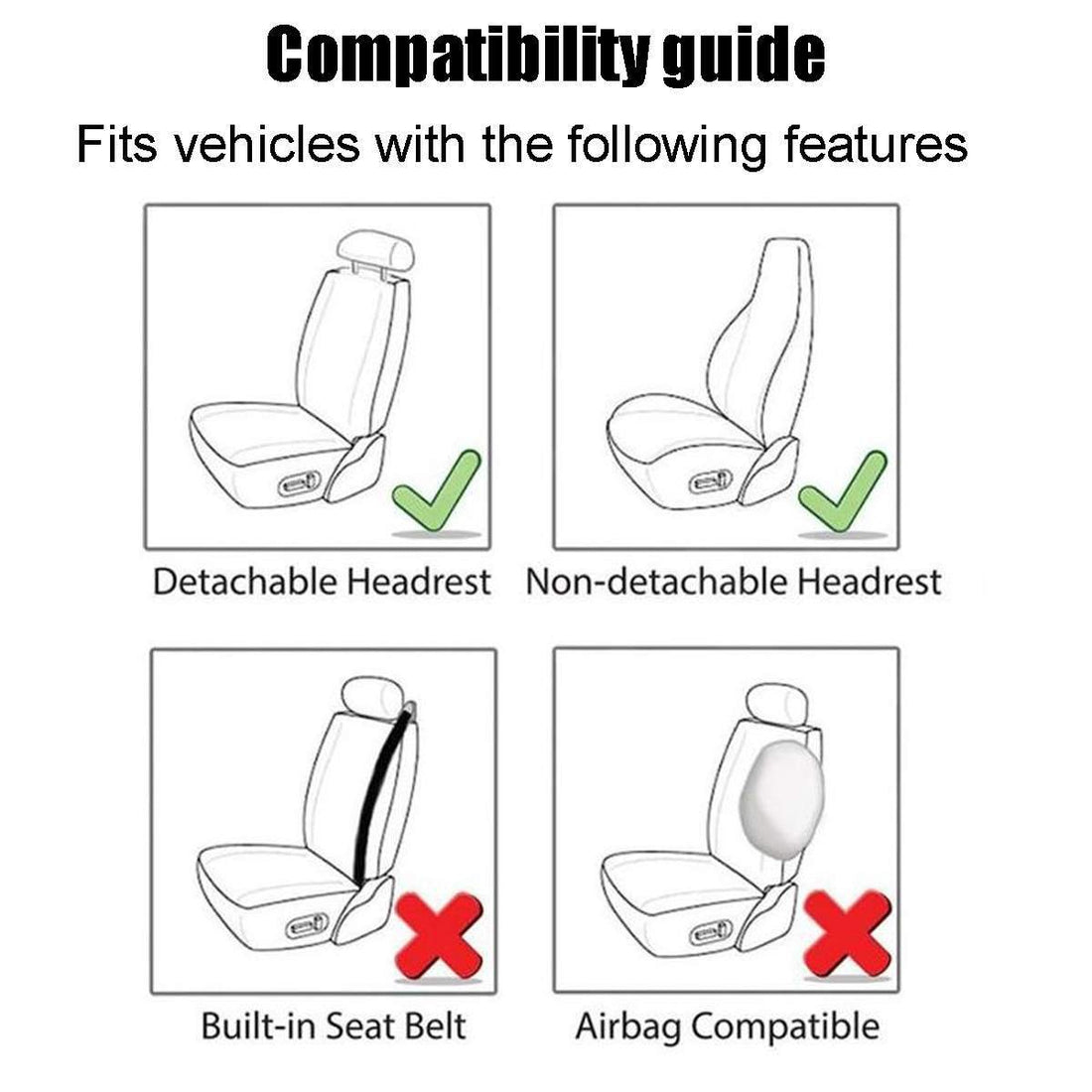 Printed car seat cover