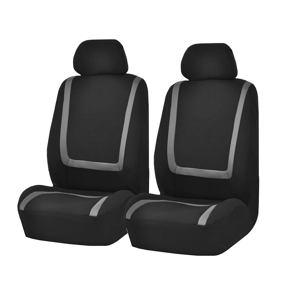Fully enclosed car seat cushion cover