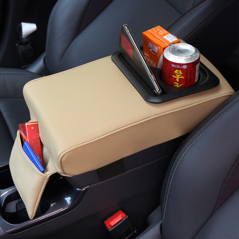 Car Armrest Storage Water Cup Holder