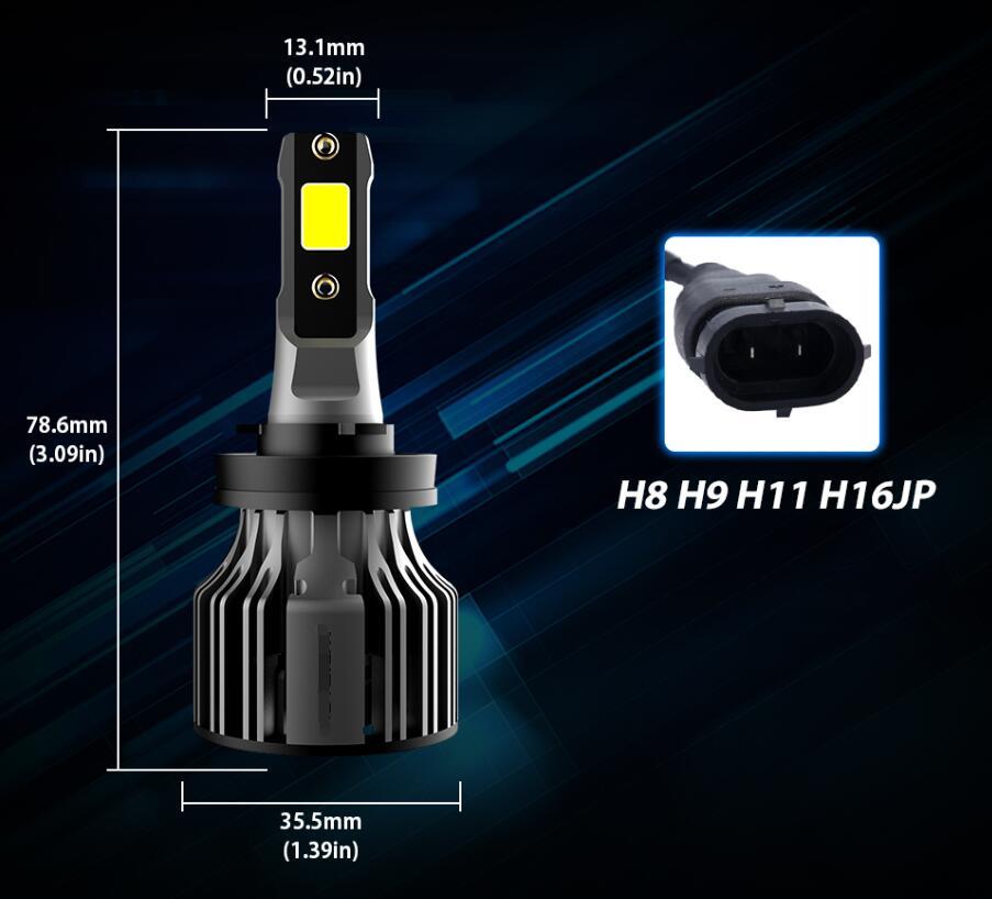 Car LED 6000K Auto Headlamp Kit