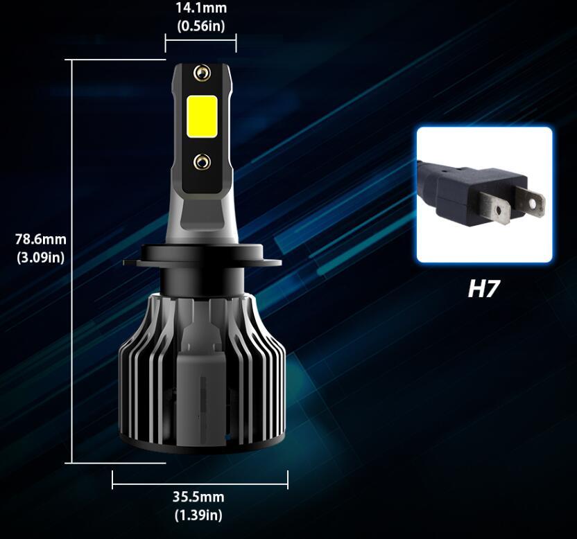 Car LED 6000K Auto Headlamp Kit