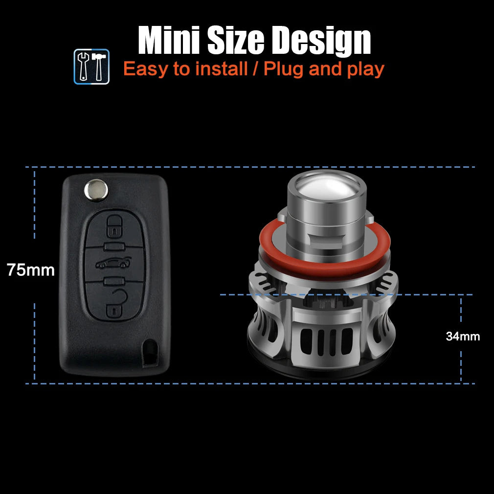 36W Car L Headlight Modification