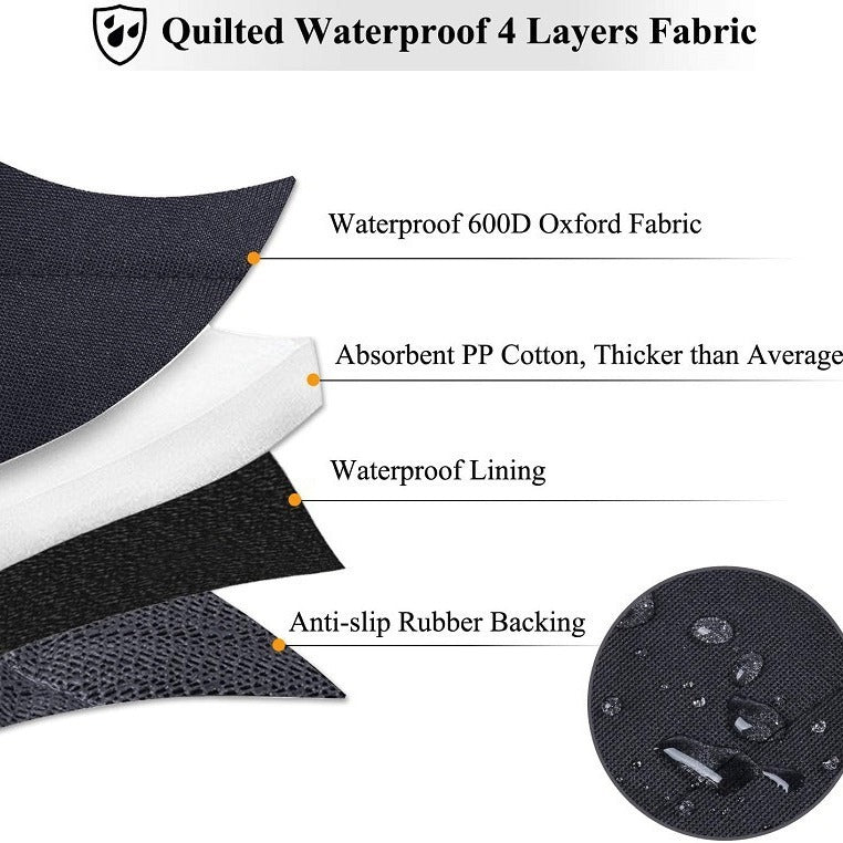 Waterproof Oxford Mat Front Rear Seat Cover