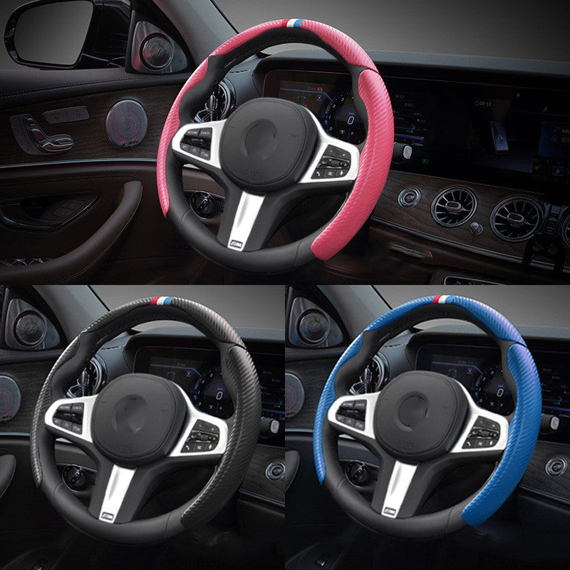 Suitable For Carbon Fiber Steering Wheel Cover