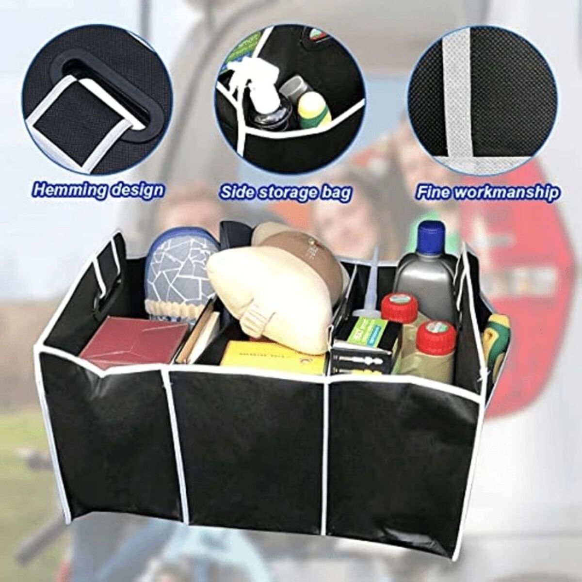 Car Multi-Pocket Trunk Organizer