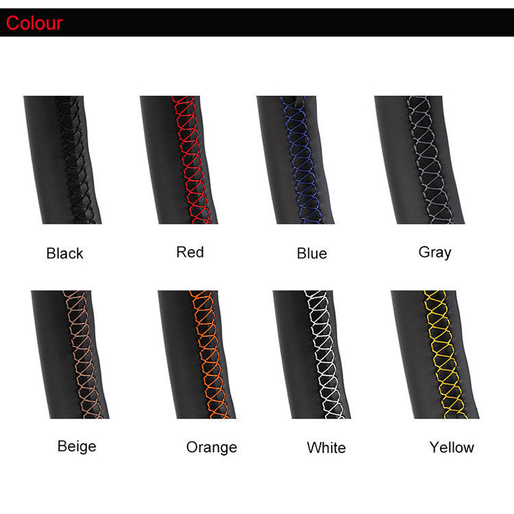 Fashion Hand Sewn Steering Wheel Cover