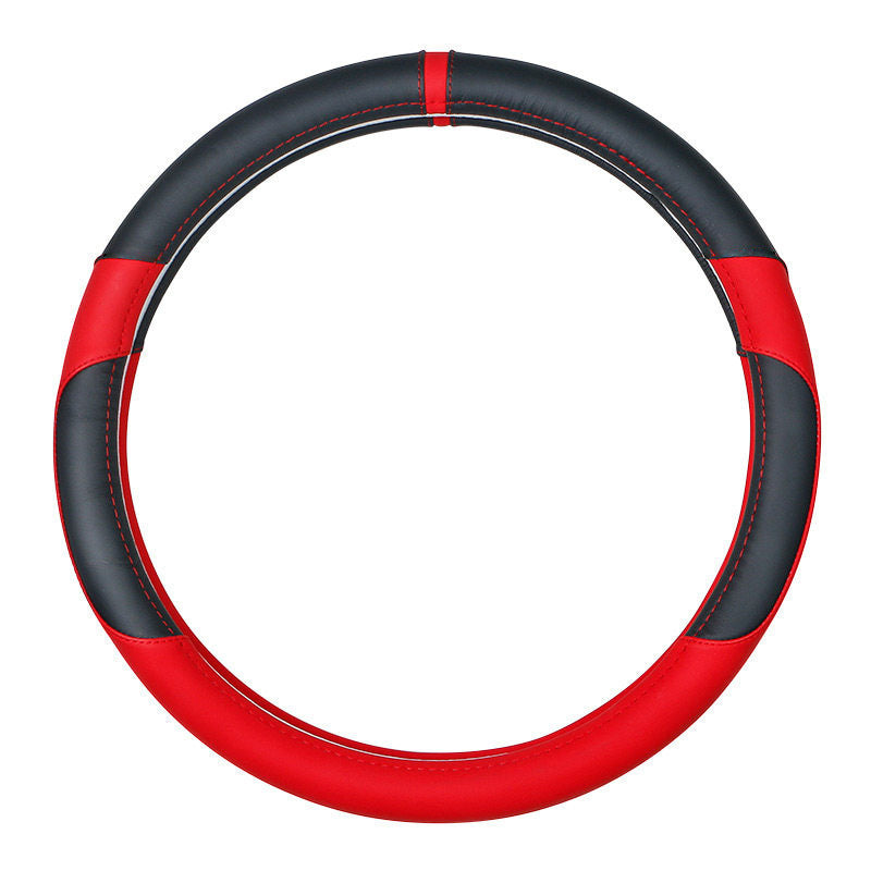 Universal Leather Steering Wheel Cover