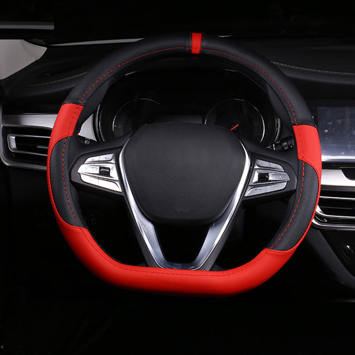Universal Leather Steering Wheel Cover